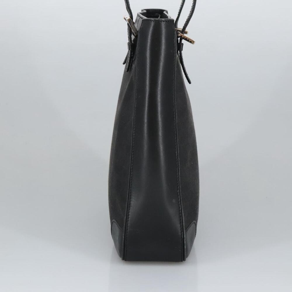 Celine C Macadam Canvas Shoulder Bag Black - image 4